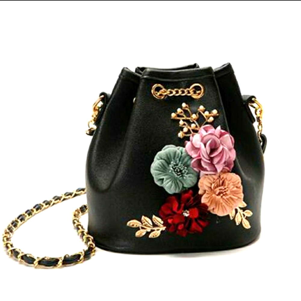 Ladies Wonderful mini Shoulder Bag With Flowers